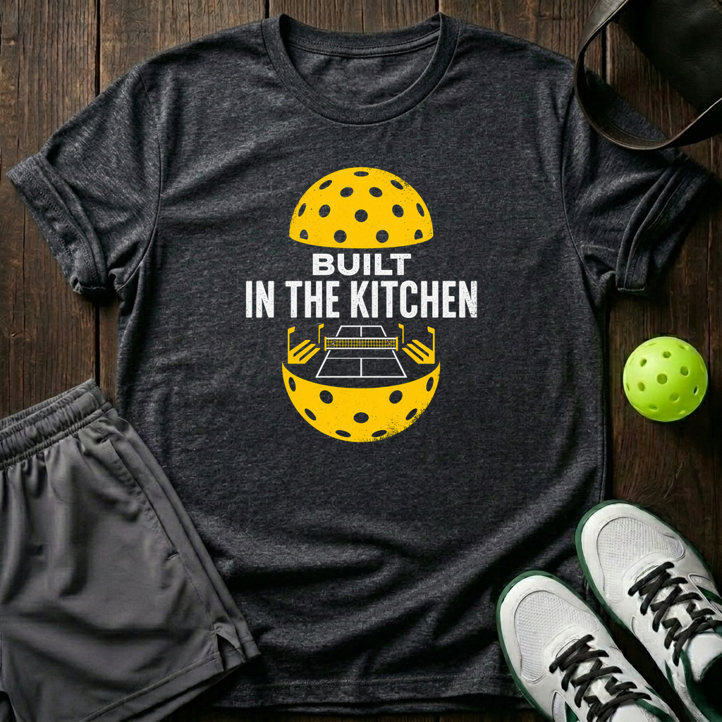 Built In The Kitchen T-Shirt — Dark Heather
