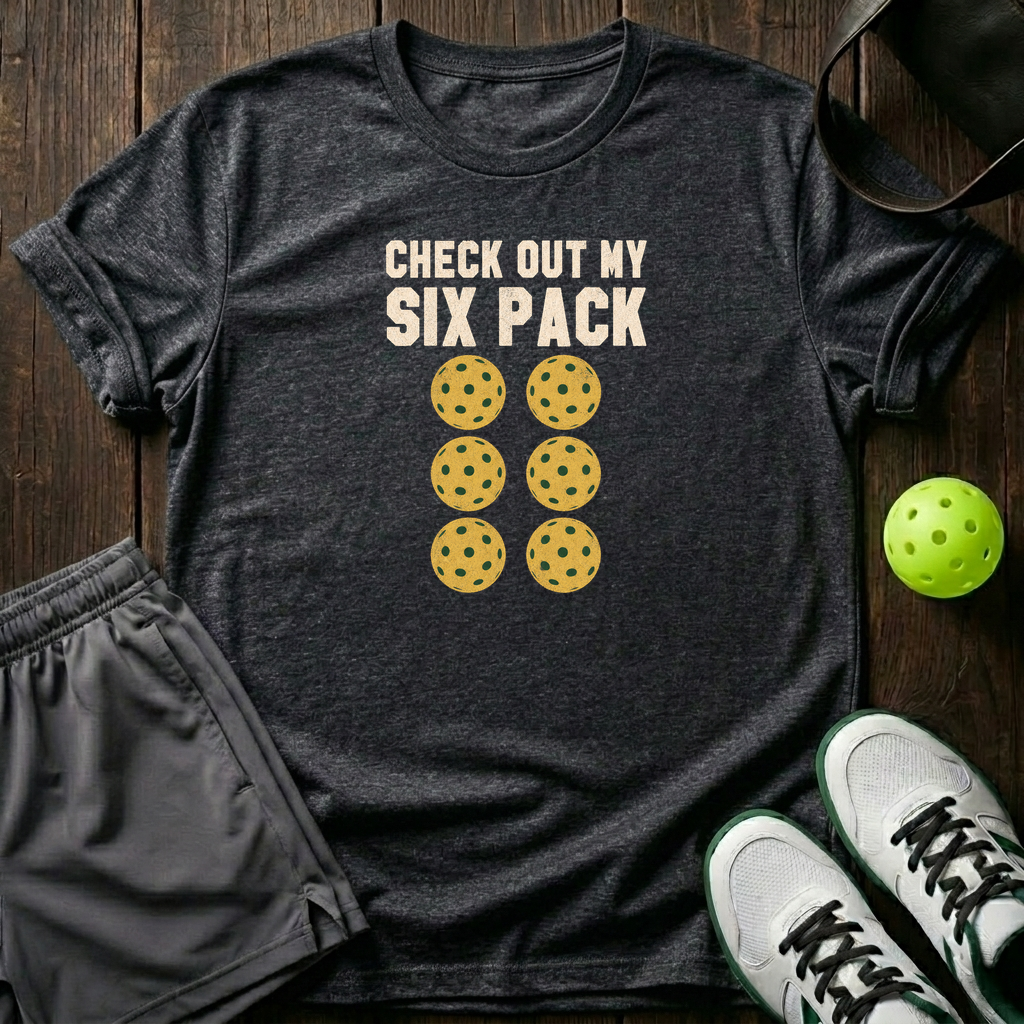 Check Out My Six Pack T-Shirt — Dark Heather
