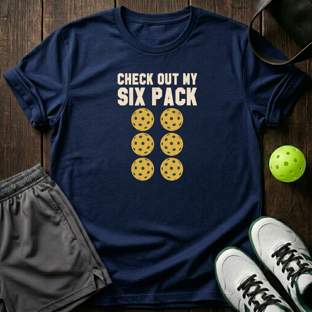 Check Out My Six Pack T-Shirt — Navy
