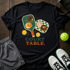 Court To Table T-Shirt — Black