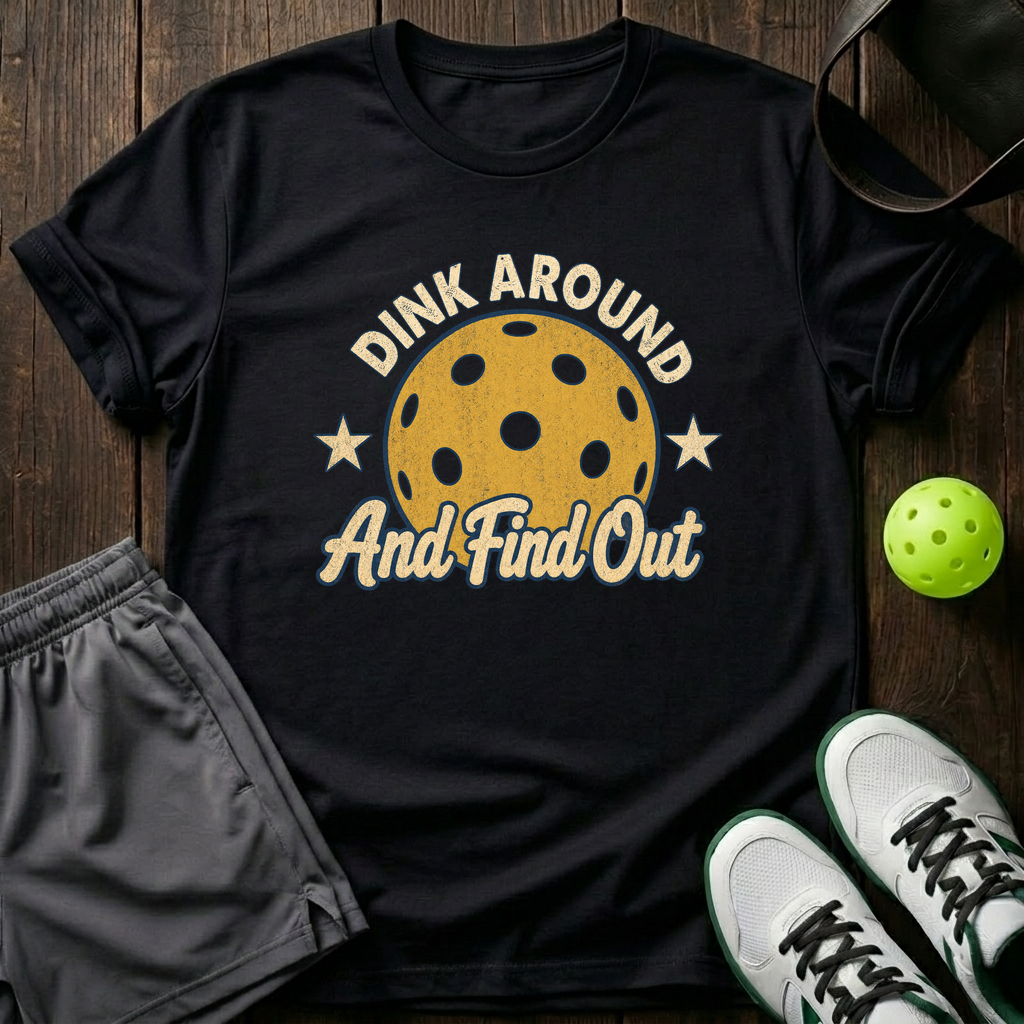 Dink Around And Find Out T-Shirt — Black