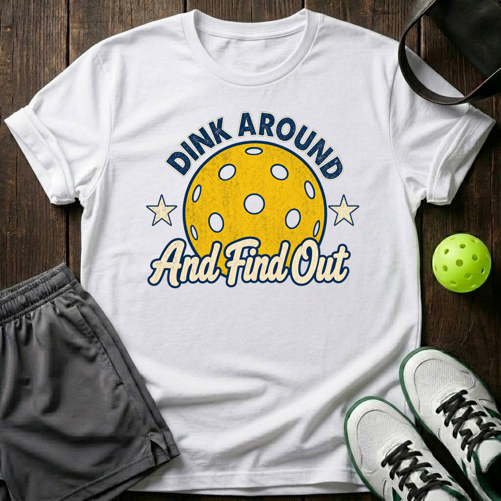 Dink Around And Find Out T-Shirt — White