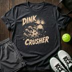 Dink Crusher T-Shirt — Dark Heather