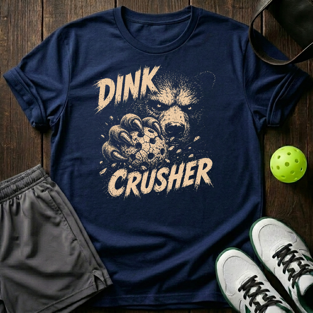Dink Crusher T-Shirt — Navy