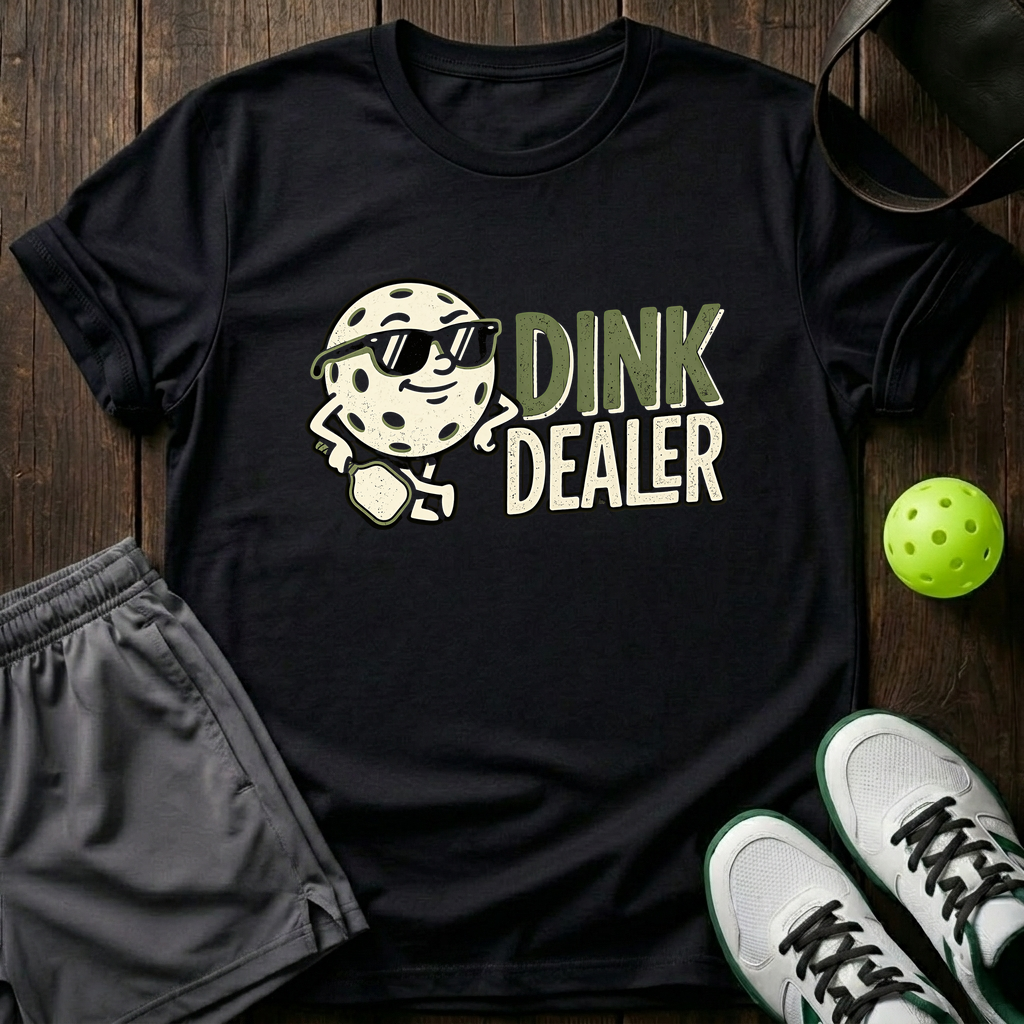 Dink Dealer T-Shirt — Black