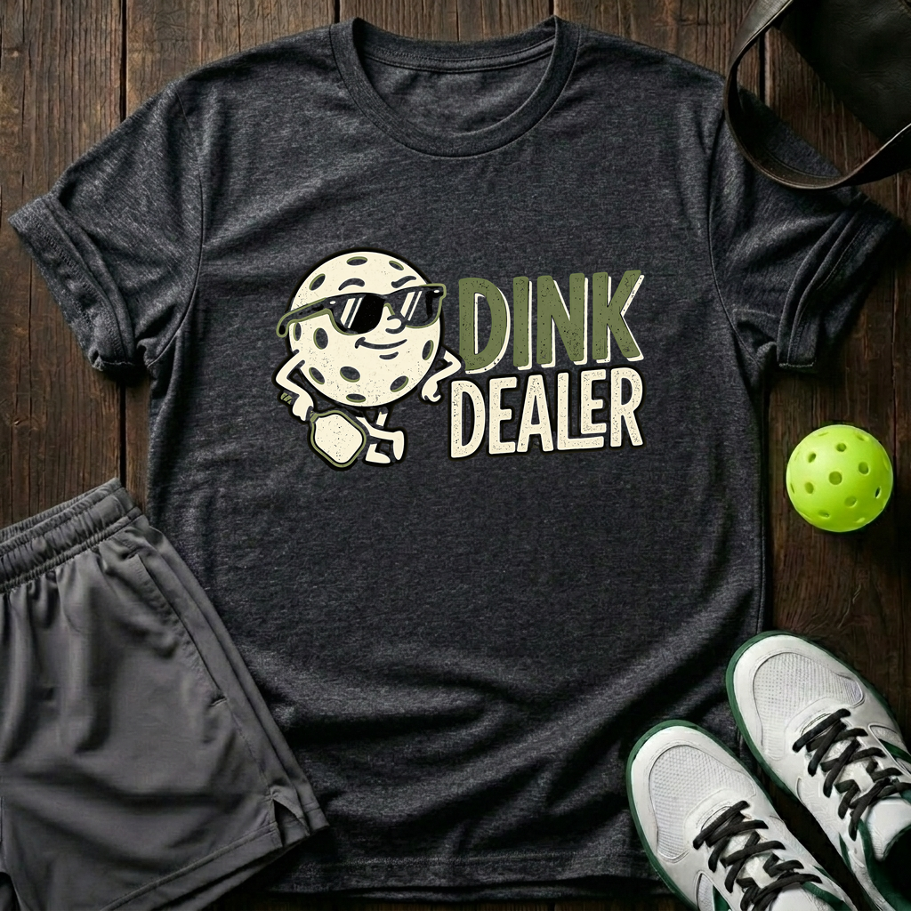 Dink Dealer T-Shirt — Dark Heather