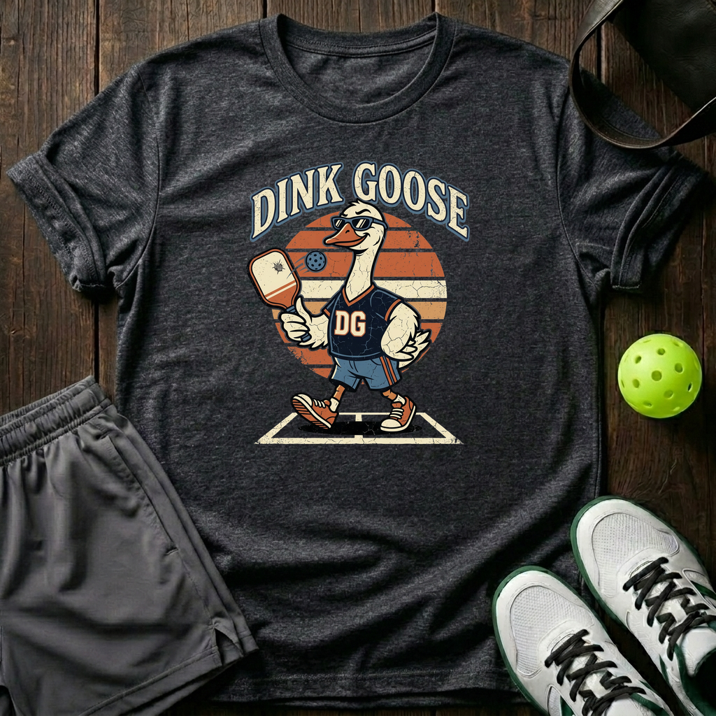 Dink Goose T-Shirt — Dark Heather