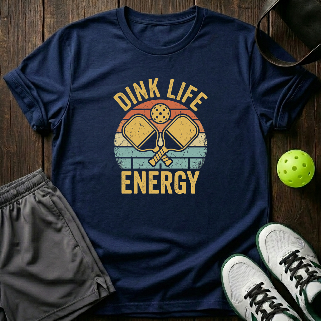 Dink Life Energy T-Shirt — Navy