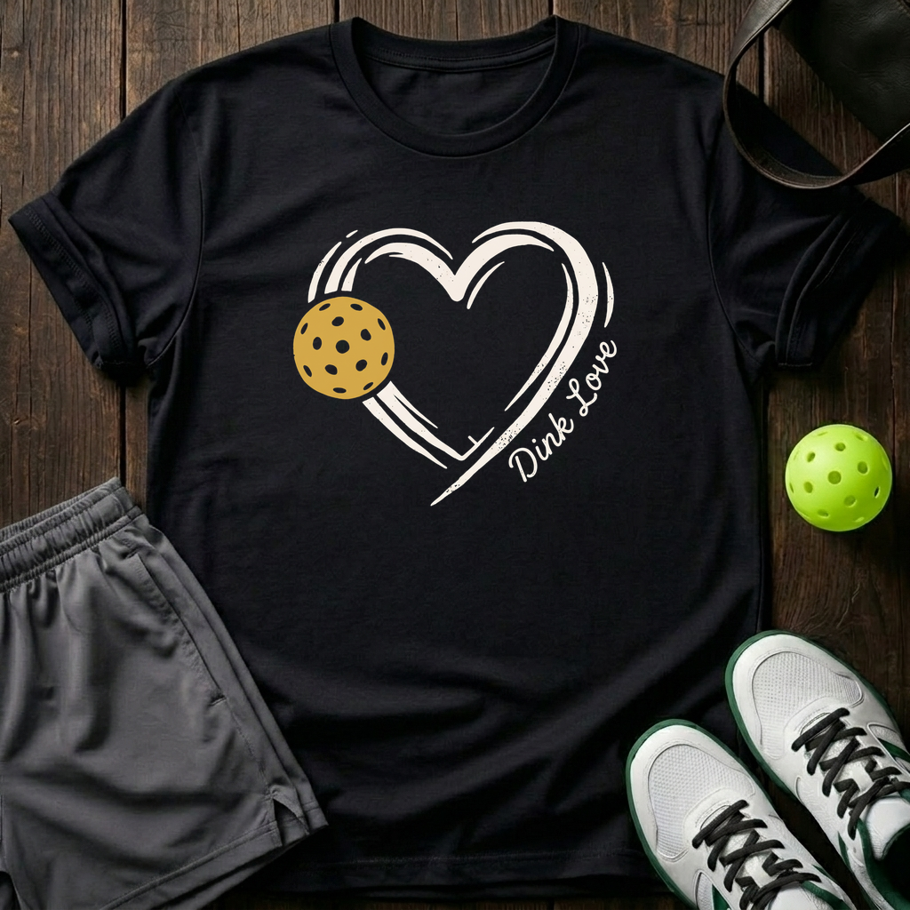 Dink Love T-Shirt — Black