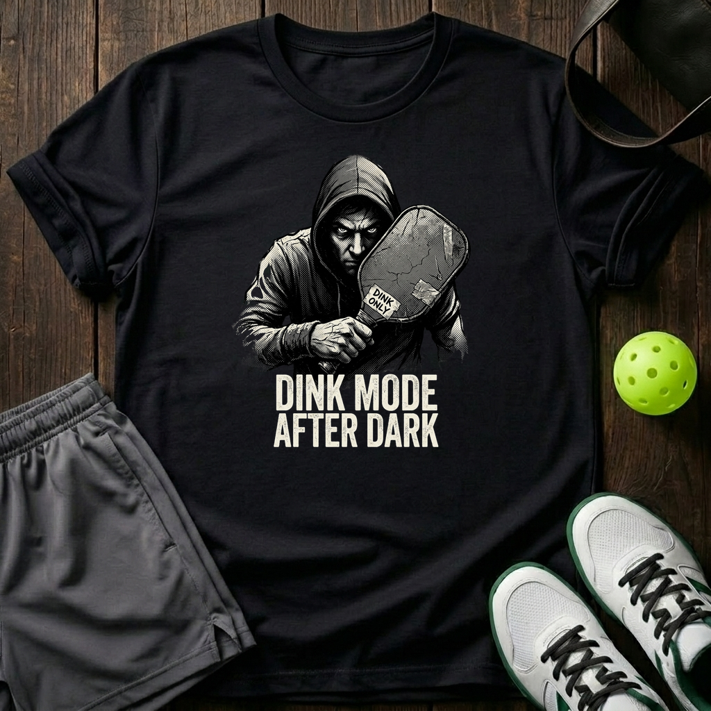 Dink Mode After Dark T-Shirt — Black