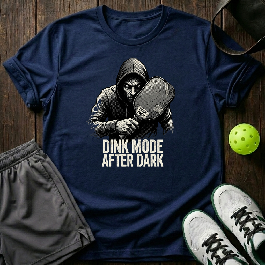 Dink Mode After Dark T-Shirt — Navy