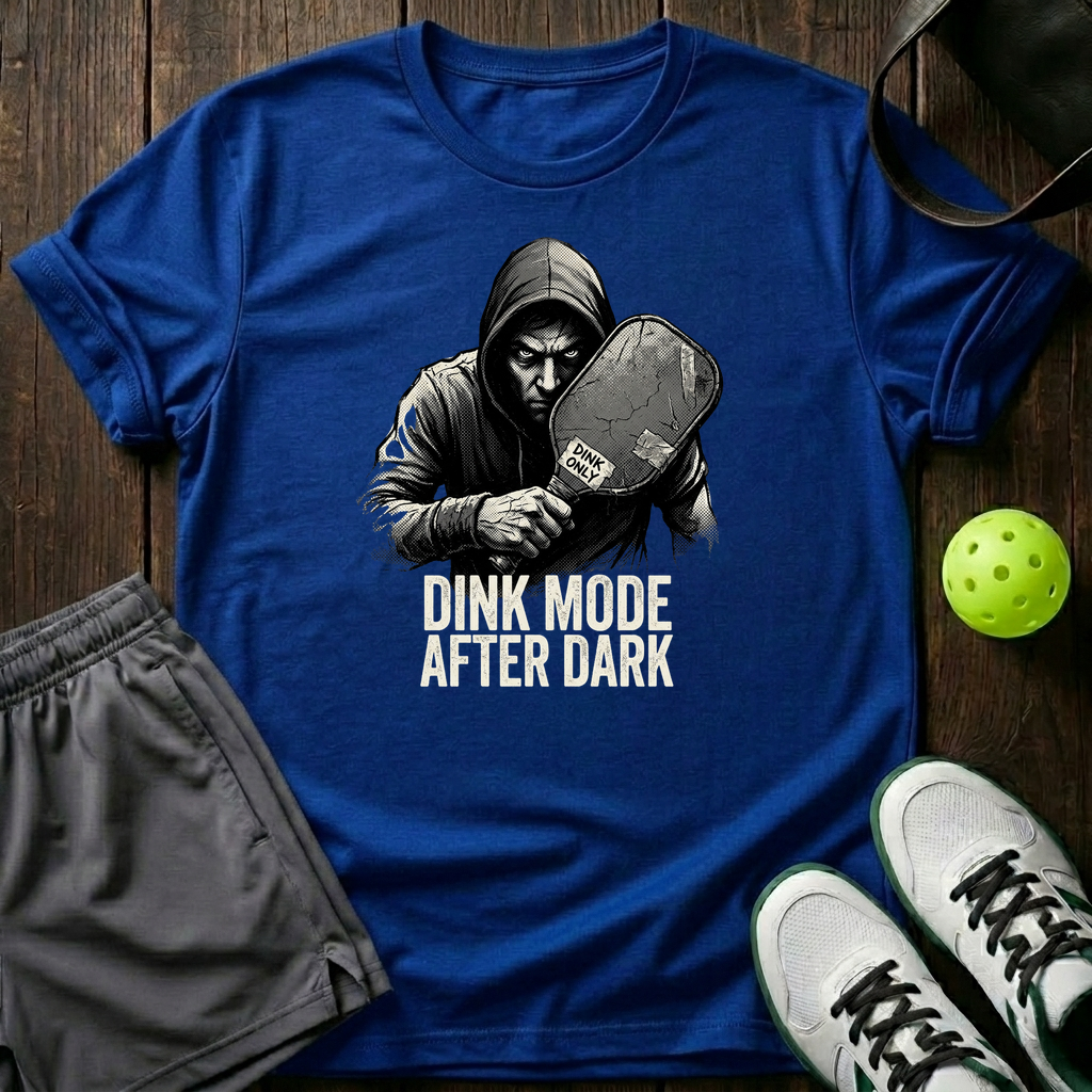 Dink Mode After Dark T-Shirt — Royal