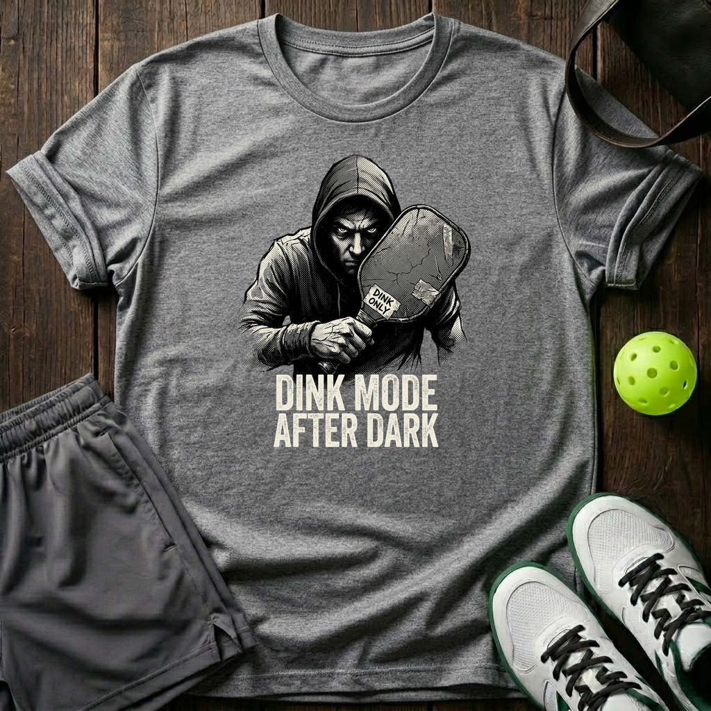 Dink Mode After Dark T-Shirt — Sport Grey