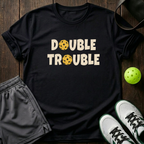 Double Trouble T-Shirt — Black
