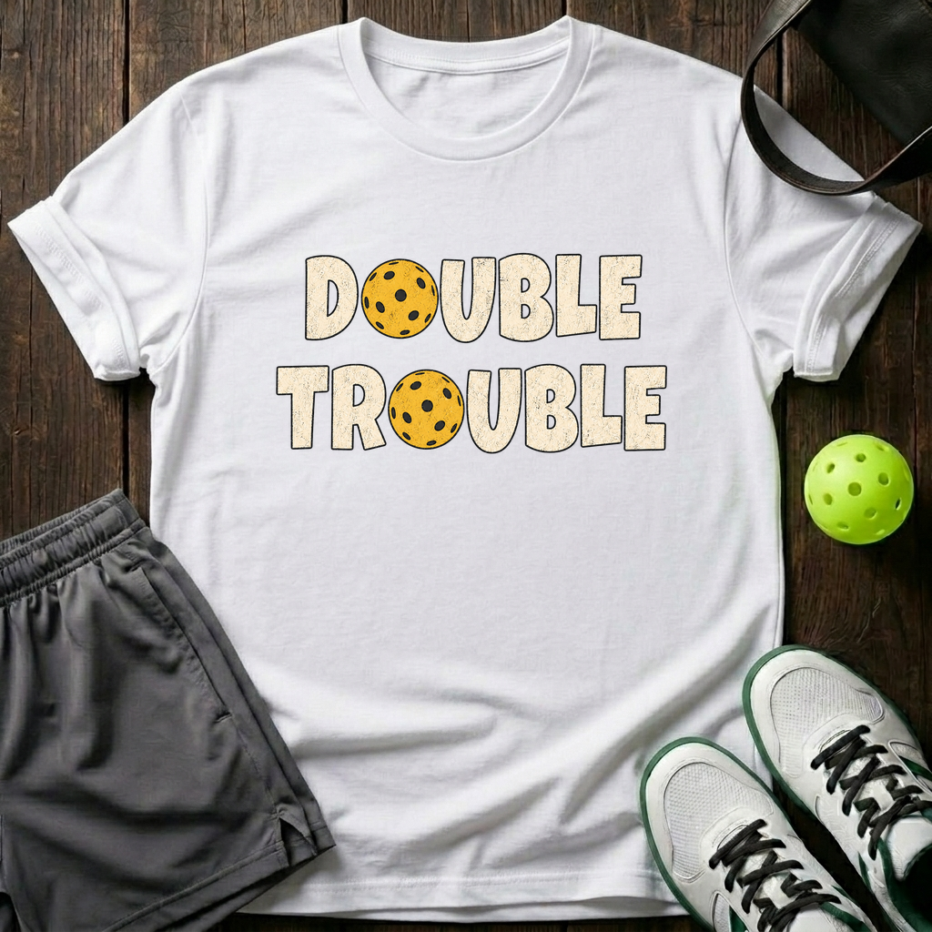Double Trouble T-Shirt — White