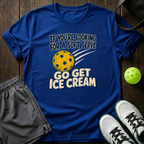 Go Get Ice Cream Pickleball T-Shirt — Royal