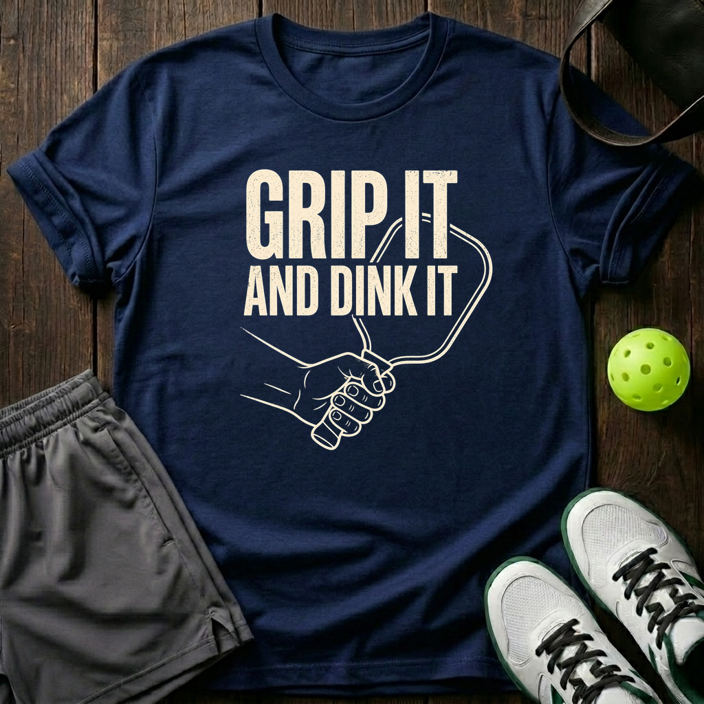 Grip It And Dink It T-Shirt — Navy