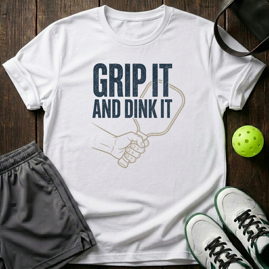 Grip It And Dink It T-Shirt — White