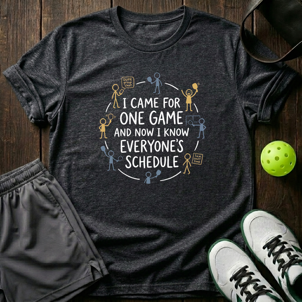 I Came For One Game T-Shirt — Dark Heather