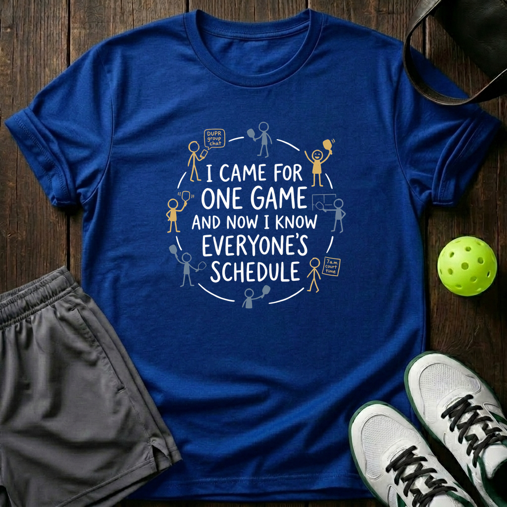I Came For One Game T-Shirt — Royal