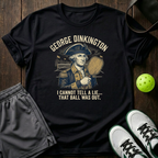 I Cannot Tell A Lie That Ball Was Out T-Shirt — Black