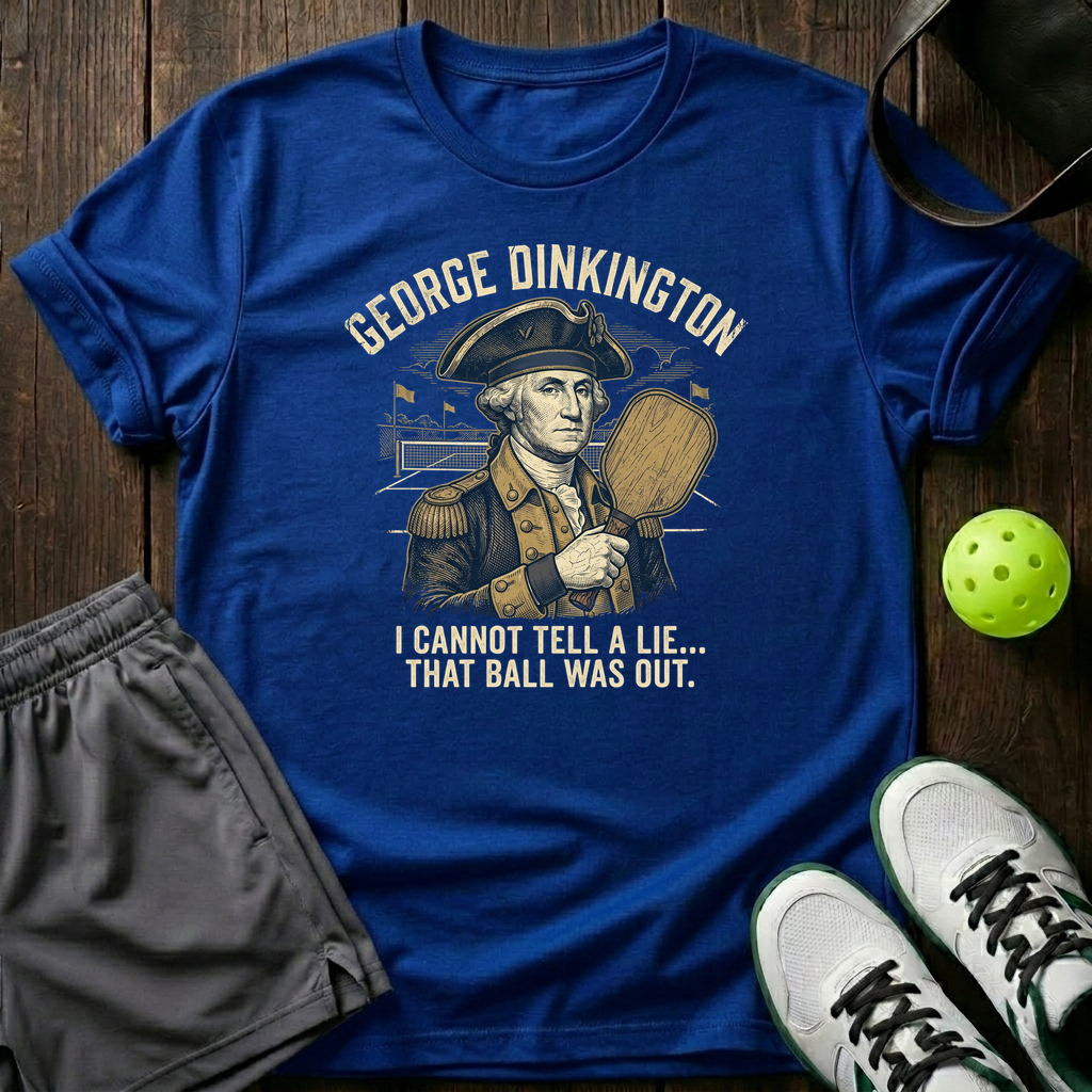 I Cannot Tell A Lie That Ball Was Out T-Shirt — Royal