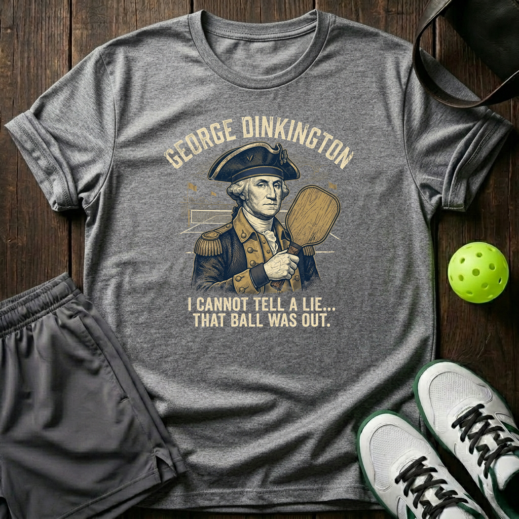 I Cannot Tell A Lie That Ball Was Out T-Shirt — Sport Grey