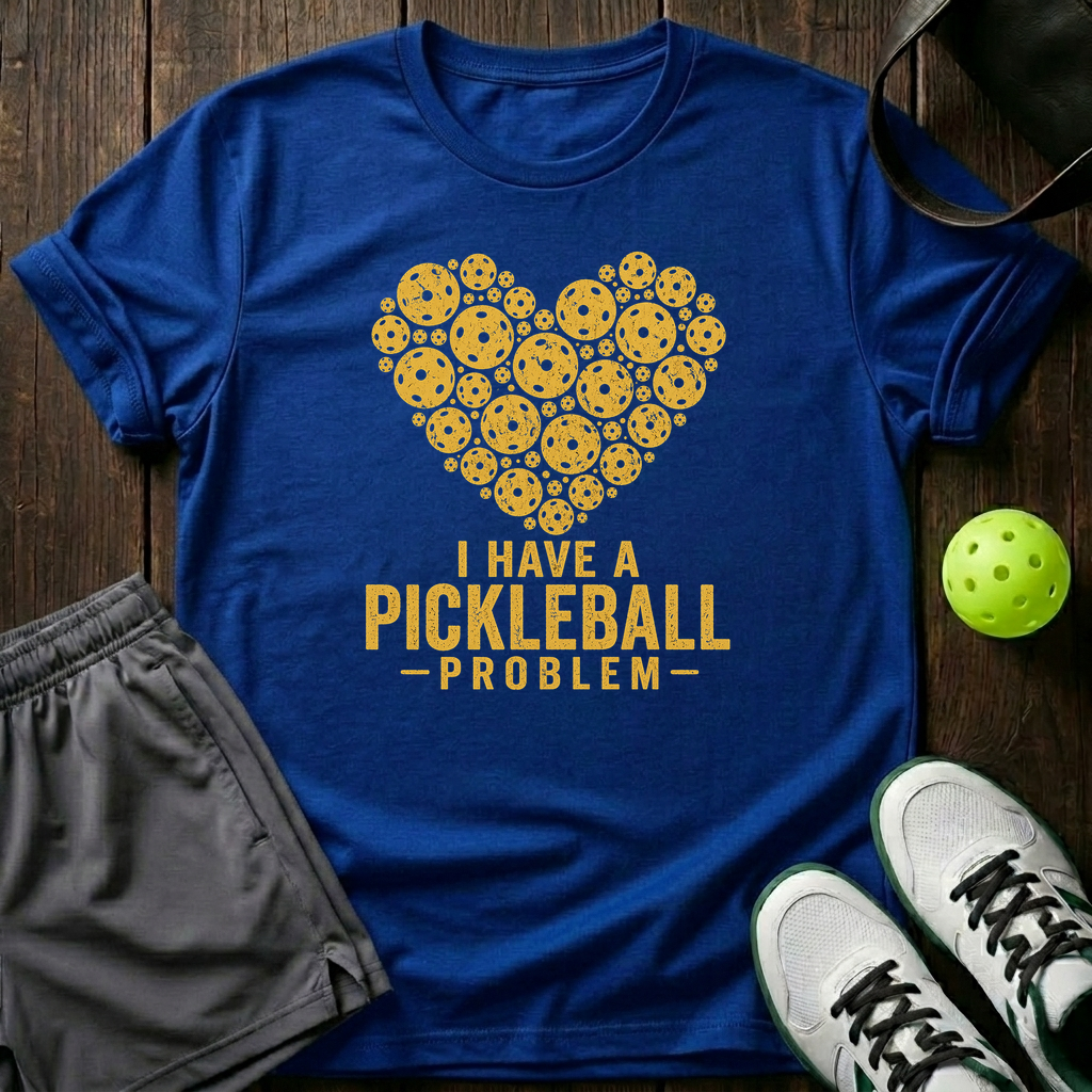 I Have A Pickleball Problem T-Shirt — Royal