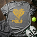 I Have A Pickleball Problem T-Shirt — Sport Grey