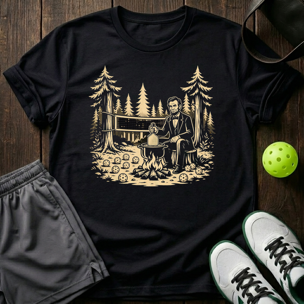Kitchen Funny Pickleball T-Shirt — Black