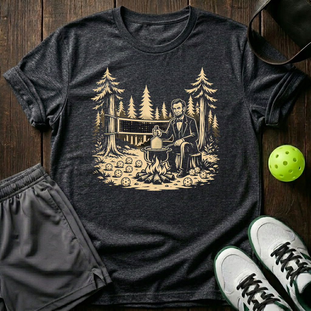 Kitchen Funny Pickleball T-Shirt — Dark Heather