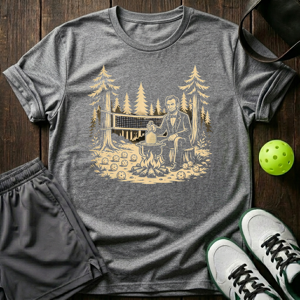 Kitchen Funny Pickleball T-Shirt — Sport Grey