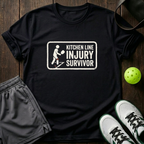 Kitchen Line Injury Survivor T-Shirt — Black