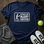 Kitchen Line Injury Survivor T-Shirt — Navy