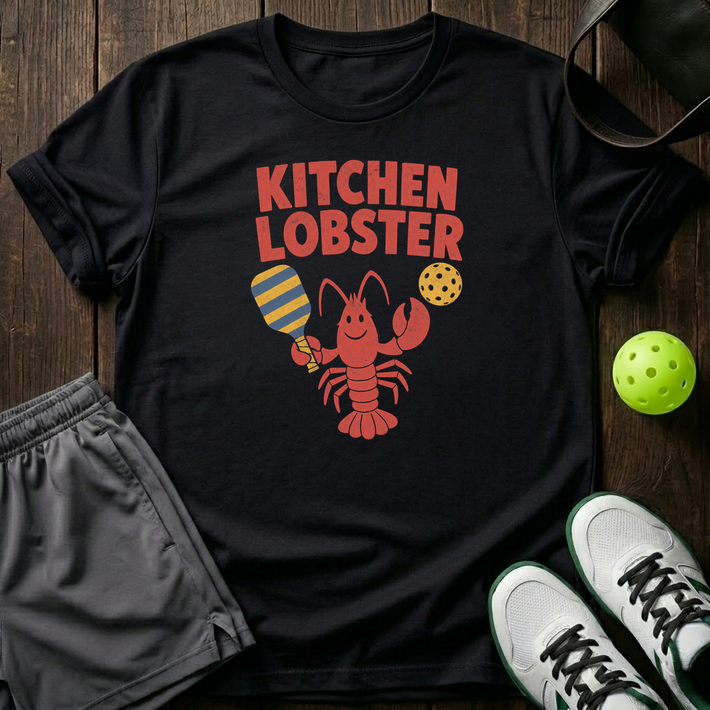 Kitchen Lobster T-Shirt — Black