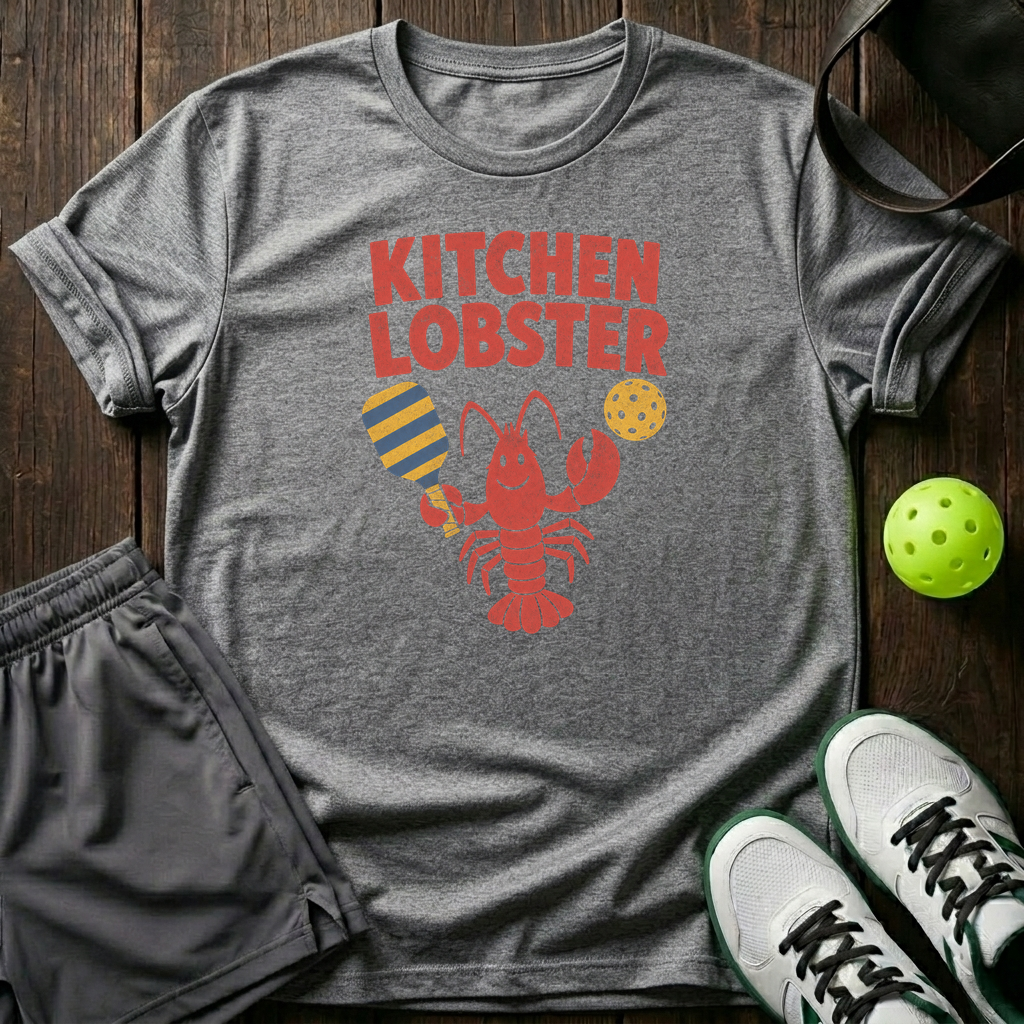 Kitchen Lobster T-Shirt — Sport Grey