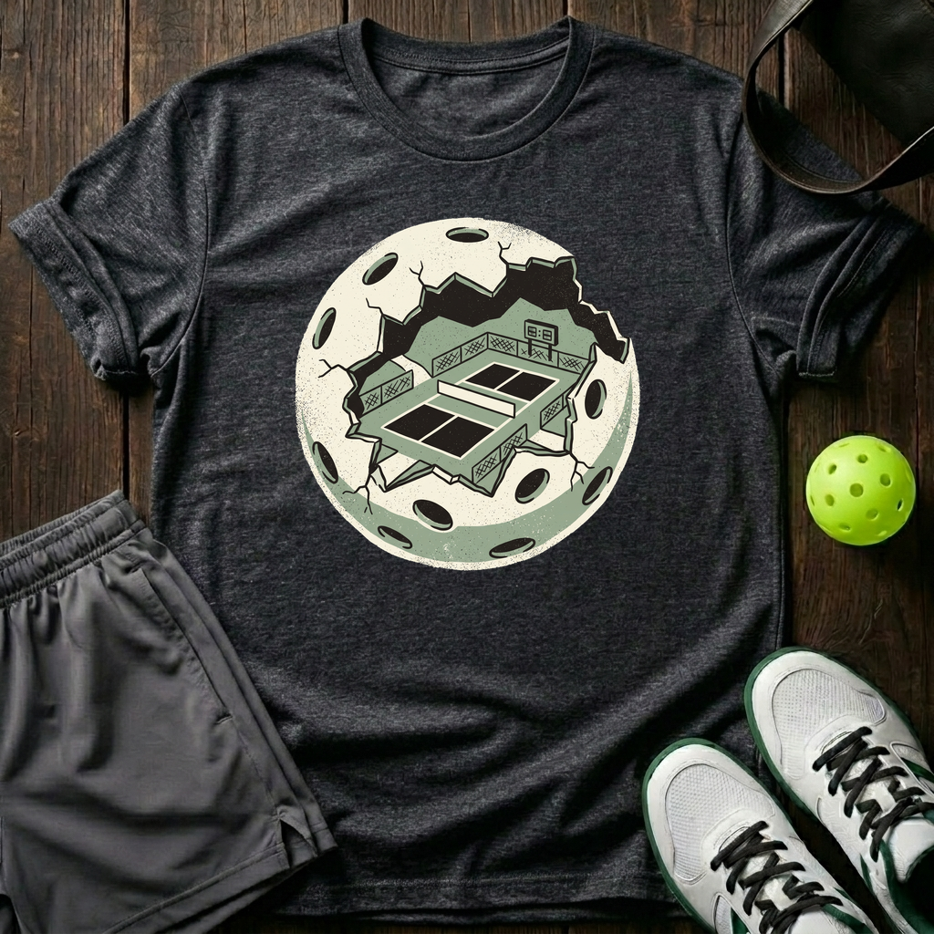Kitchen World Inside Ball T-Shirt — Dark Heather
