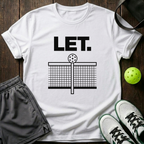 Let Pickleball Net T-Shirt — White