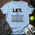Let Pickleball Net T-Shirt — Light Blue