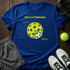 Life Of A Pickleballer T-Shirt — Royal