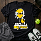 Little Dink Big Game T-Shirt — Black