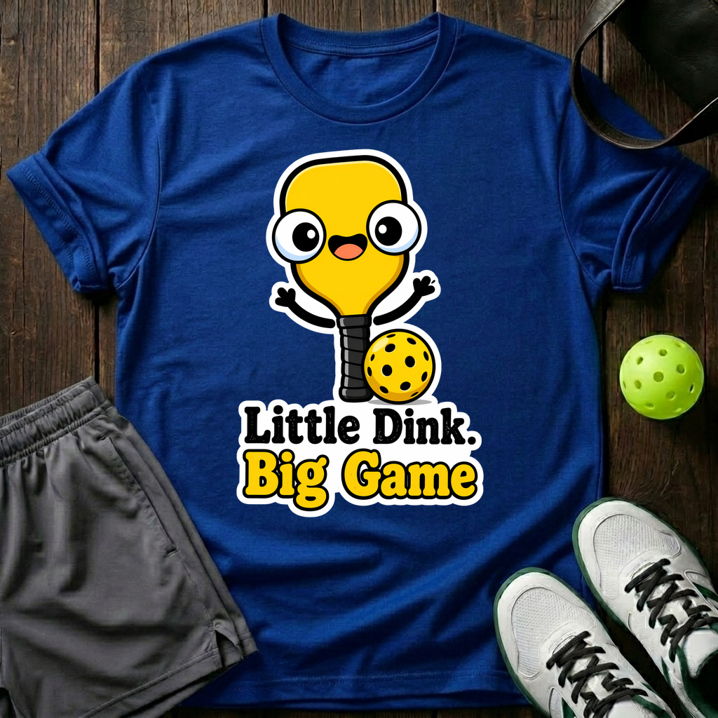 Little Dink Big Game T-Shirt — Royal