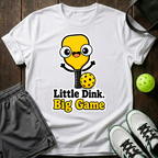 Little Dink Big Game T-Shirt — White