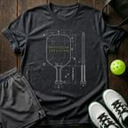 Patience and Precision T-Shirt — Dark Heather