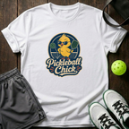 Pickleball Chick Funny Pickleball T Shirt T-Shirt — White