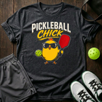 Pickleball Chick T-Shirt — Dark Heather