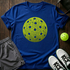Pickleball Fingerprint T-Shirt — Royal