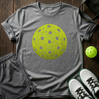 Pickleball Fingerprint T-Shirt — Sport Grey