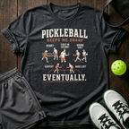 Pickleball Keep Me Sharp T-Shirt — Dark Heather