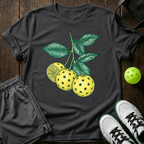 Pickleball Lemons T-Shirt — Charcoal